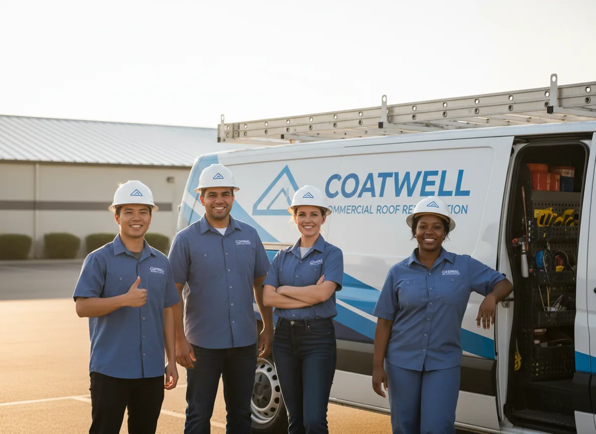 Commercial roof coating company in Libertyville, IA
